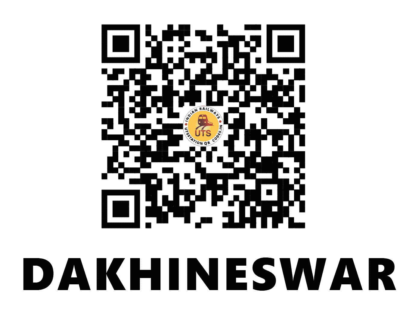 UTS QR Code for DAKHINESWAR - DAKE - ER (WEST BENGAL)